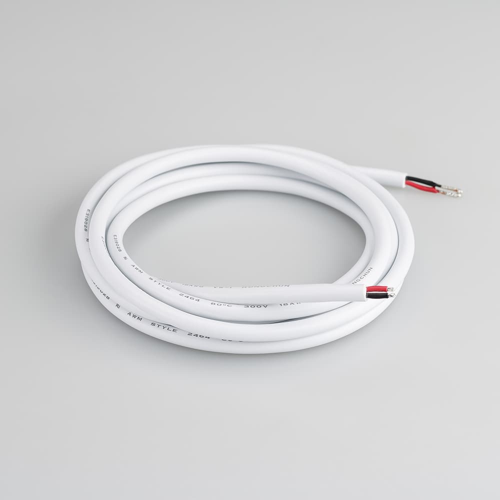 Провод питания ARL-MOONLIGHT-20AWG-2W-D4.5-CU-2000 White ARL, закрытый
