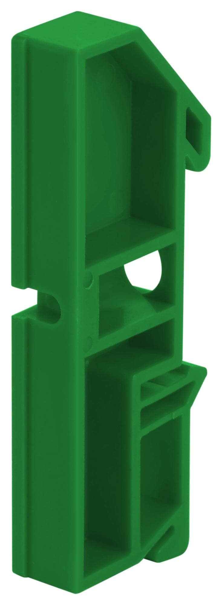 Изолятор для шин NO-224-67 на DIN-рейку зеленый