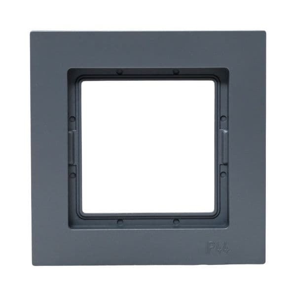 Рамка 1-местная IP44  графит.  пластик Эпика EKF