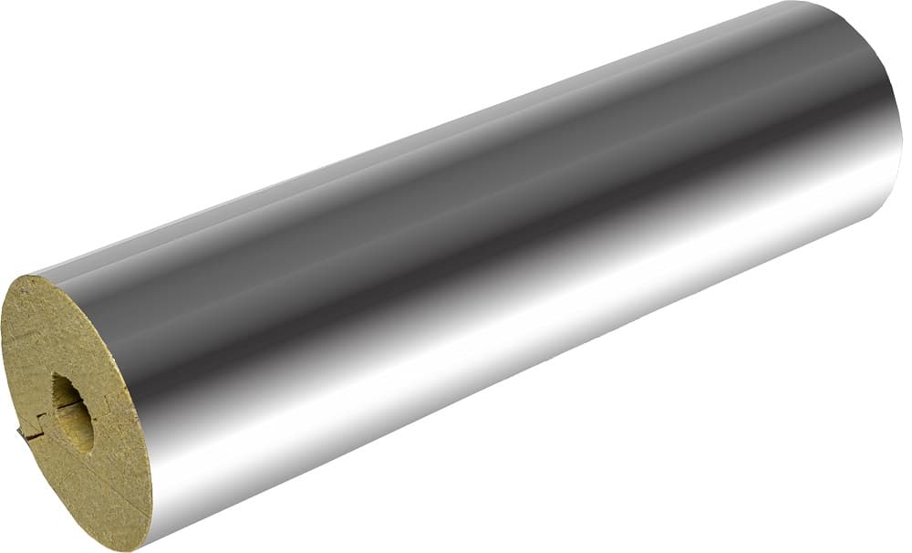 Цилиндр негорючий, минераловатный  K-FLEX 20x070-1 K-ROCK ALU S