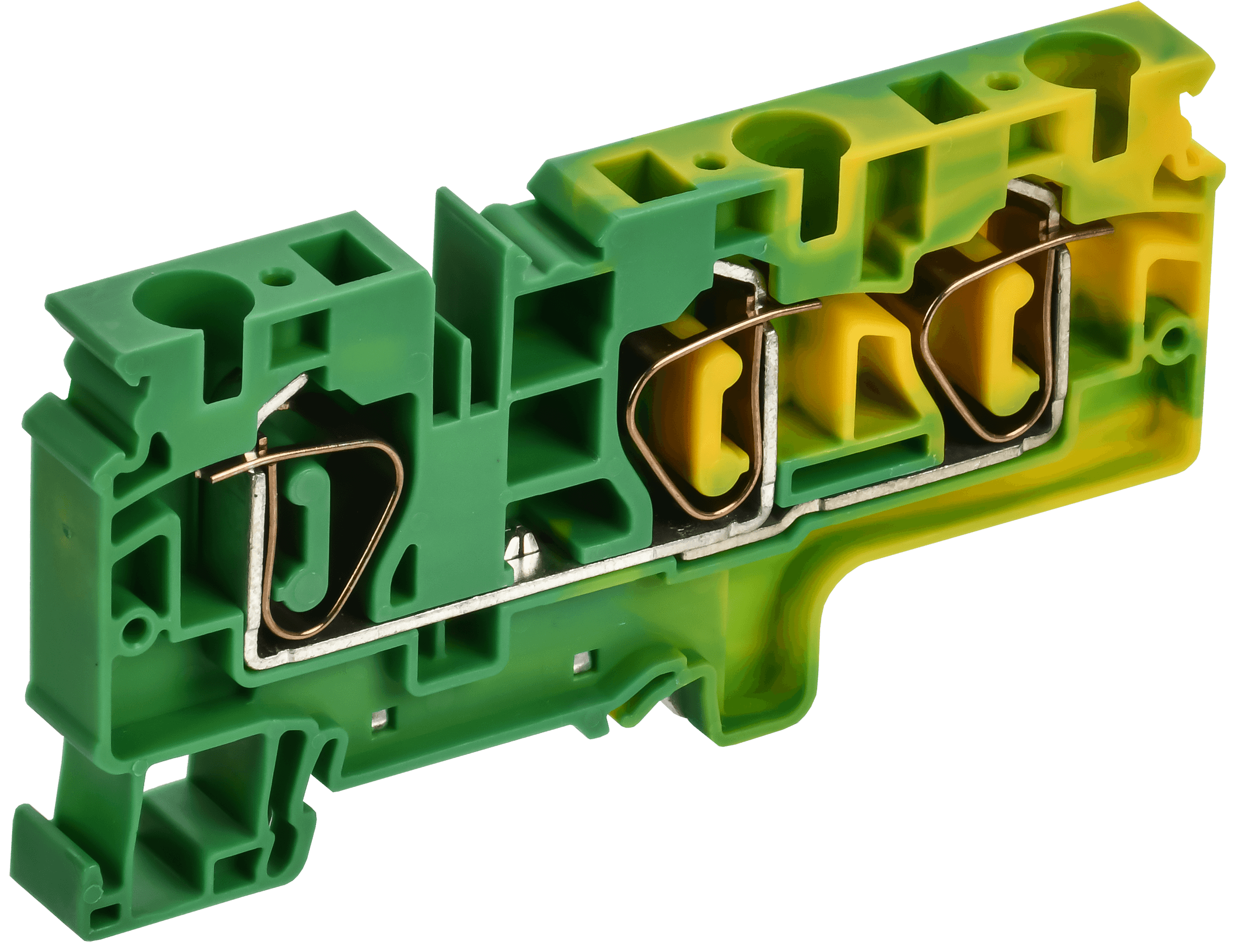 ARMAFIX Клемма пружинная CX10-3 PE 10мм2 трехконтактная заземляющая IEK