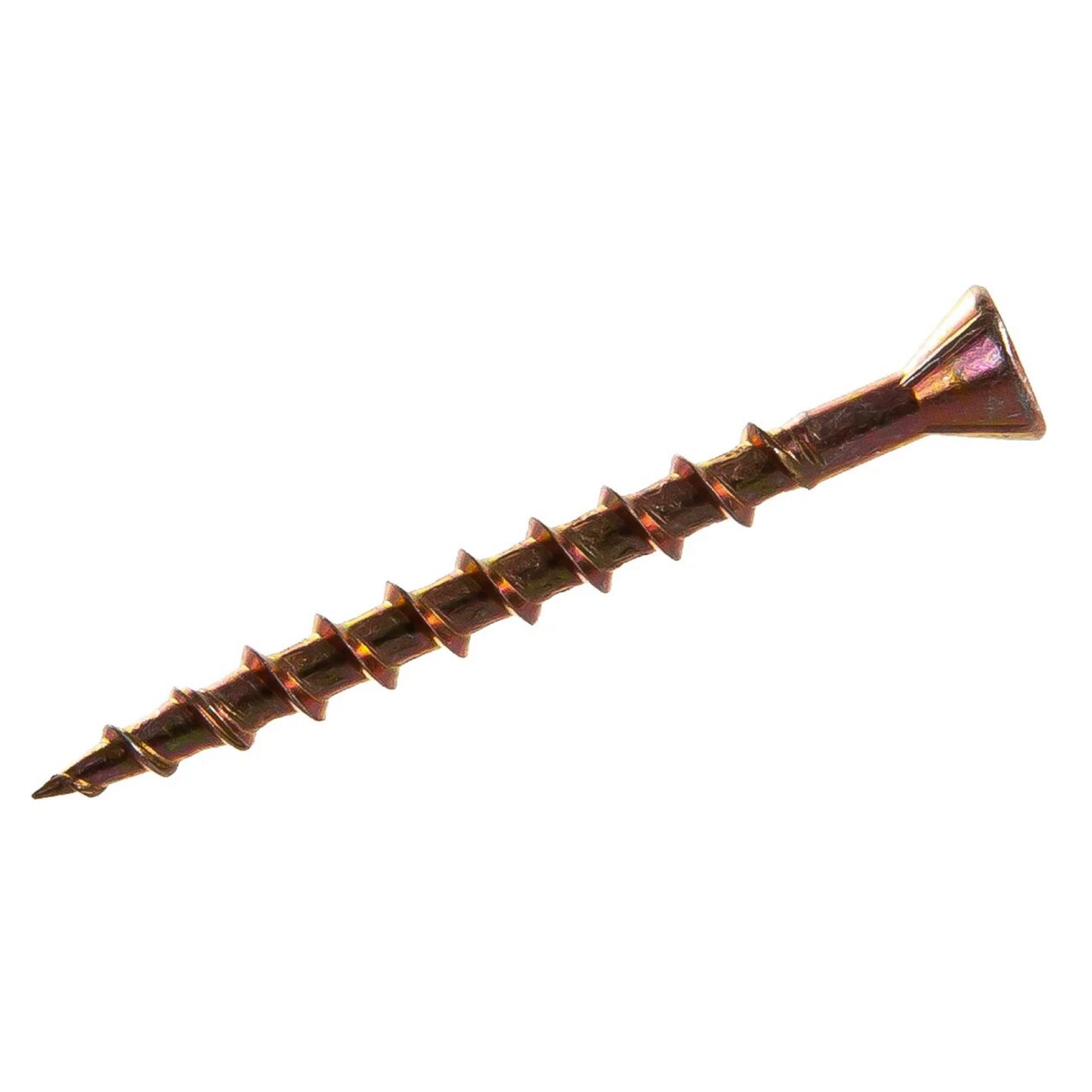 Саморез по дереву HOBAU 4.2x45 финишный потайная голова желтопассивированный (45 шт.)