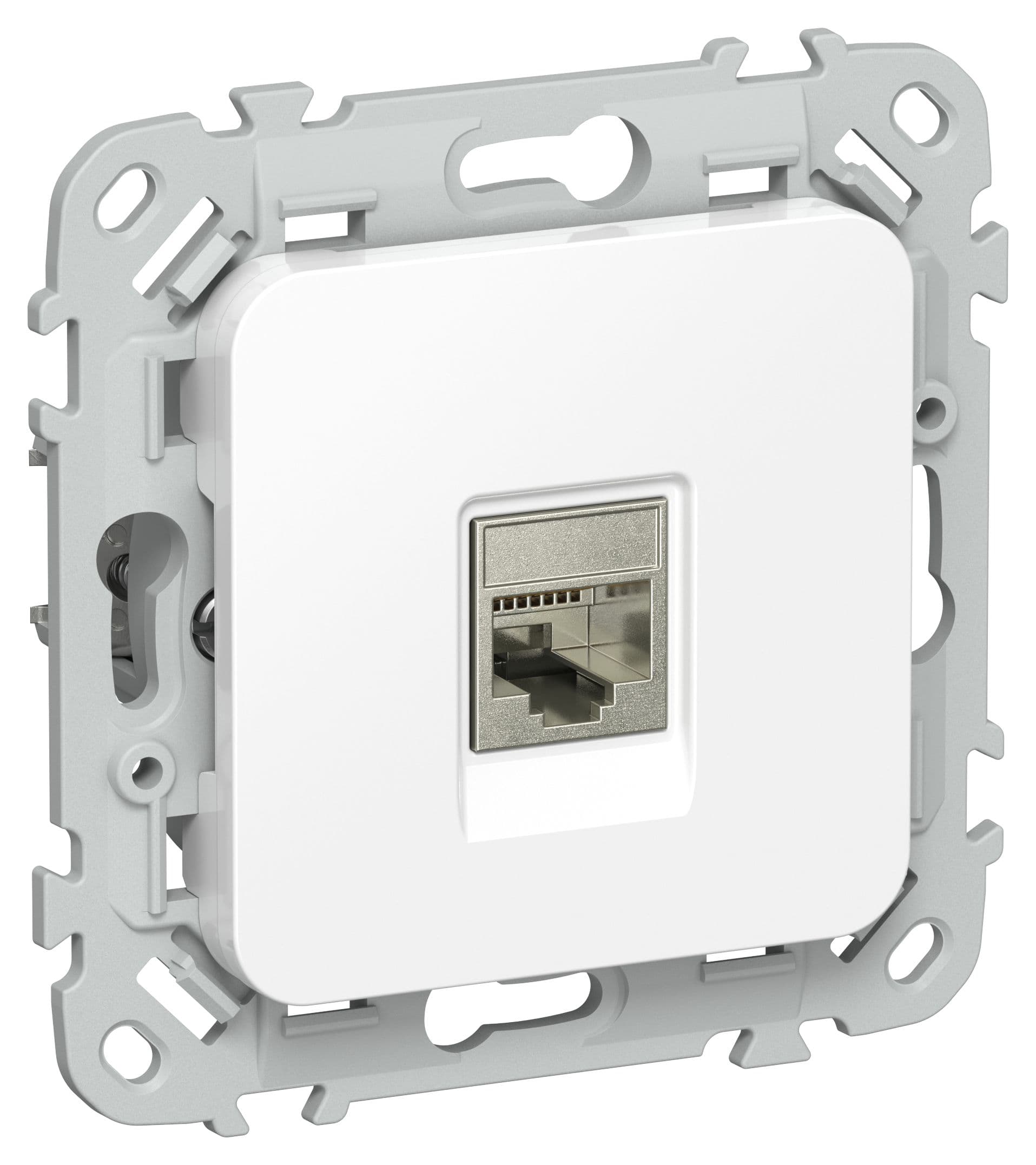 FLITE Розетка компьютерная RJ45 категория 5Е STP РК5е-1-1-ФлБ белый IEK