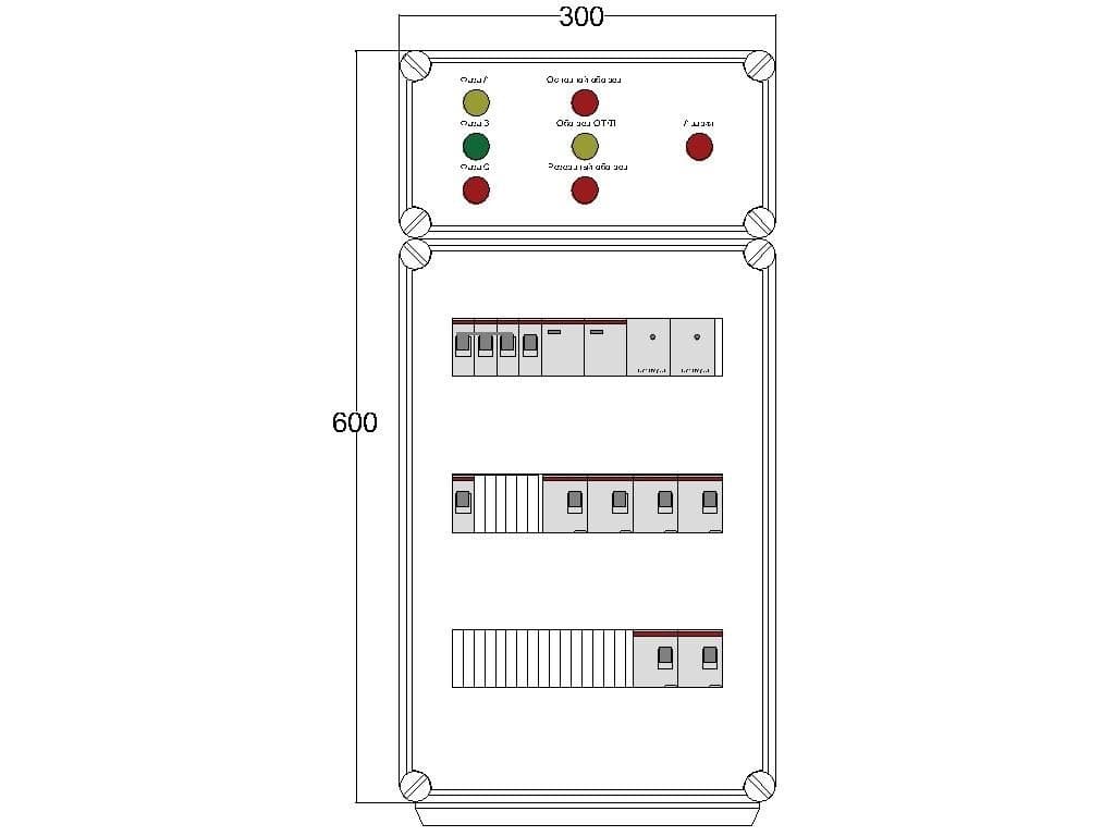 Щит управления электрообогревом DEVIBOX FHR 3x4400 D330 (в комплекте с терморегулятором и датчиком температуры)