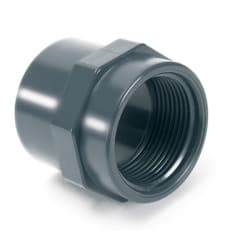 Муфта резьбовая  1/2' ВР PVC-U PN16 COMER (Италия)