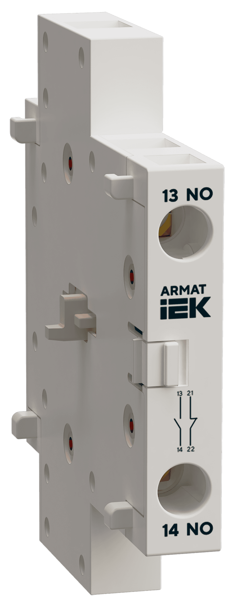 ARMAT Контакт доп. для SDM синхр. зам. 1NO 1NC 10А IEK
