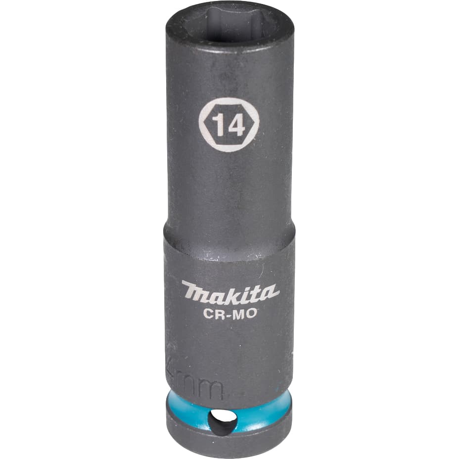 Головка торцовая ударная удлиненная Impact Black 1/2'' 14x81,5 мм