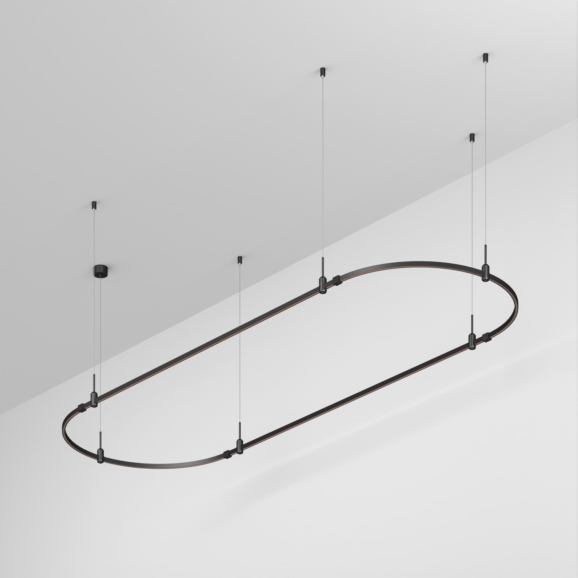 Трек ART-APRIORI-OVAL-HANG-3000x1000 (BK) (ARL, IP20 металл, 3 года)