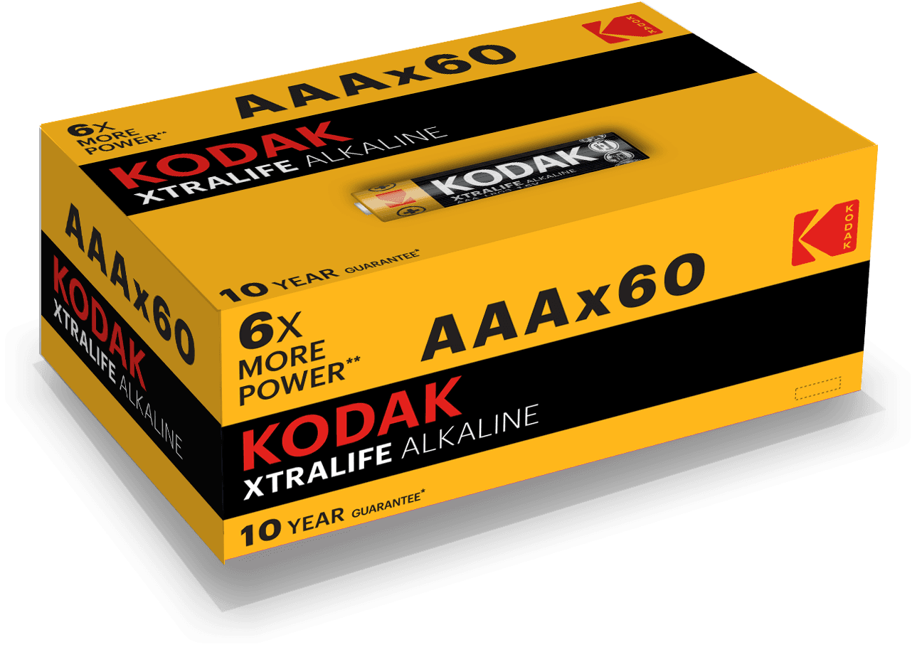 Батарейка LR03-60 (4S) colour box XTRALIFE Alkaline [K3A-60] (60/1200/38400)