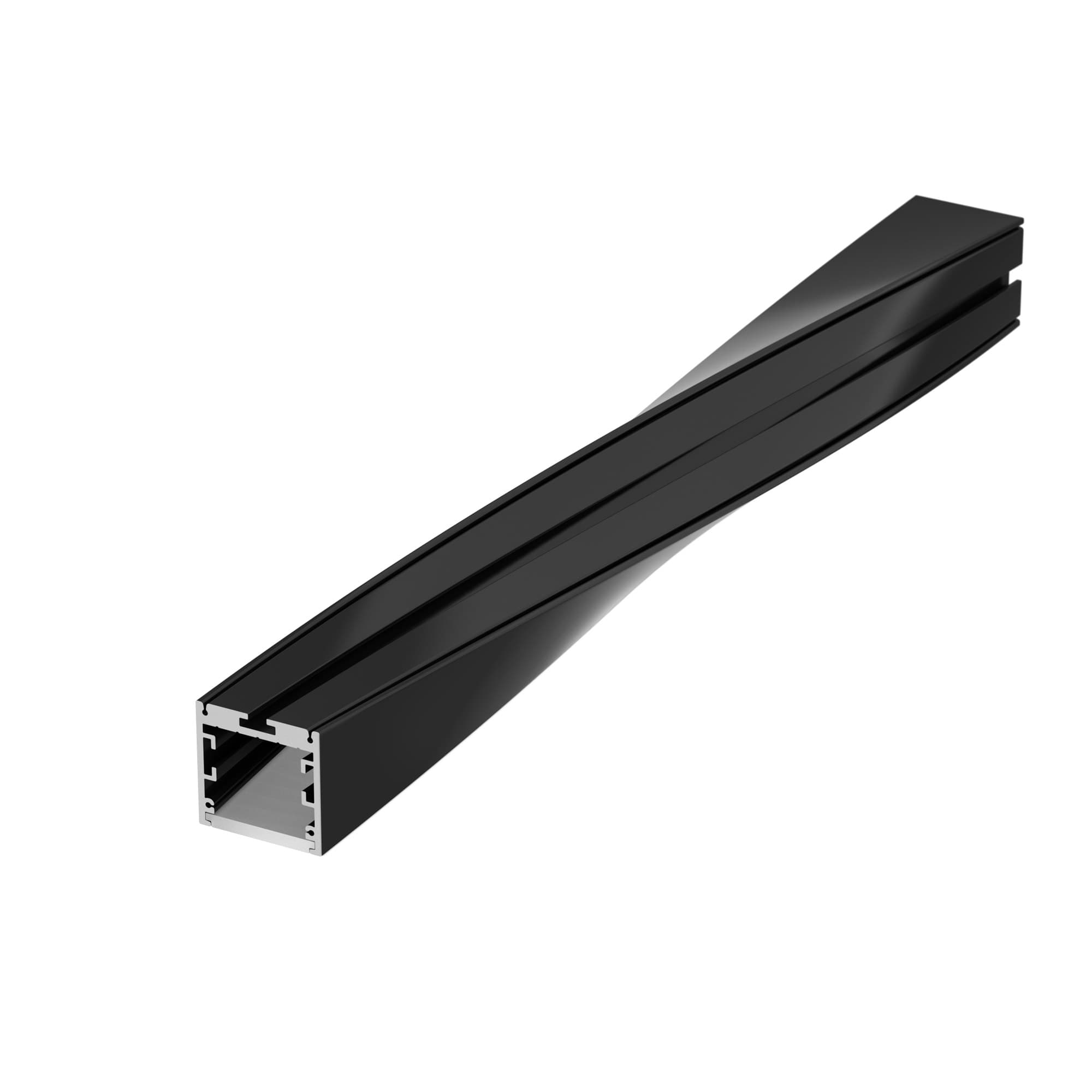 Профиль SL-ARC-3535-TWIST90R-400 BLACK (Алюминий)