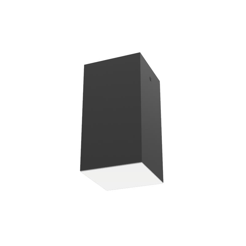 Светильник светодиодный DL-Box накладной 12Вт 3000К 90x90x170мм черный муар с рассеивателем опал DALI