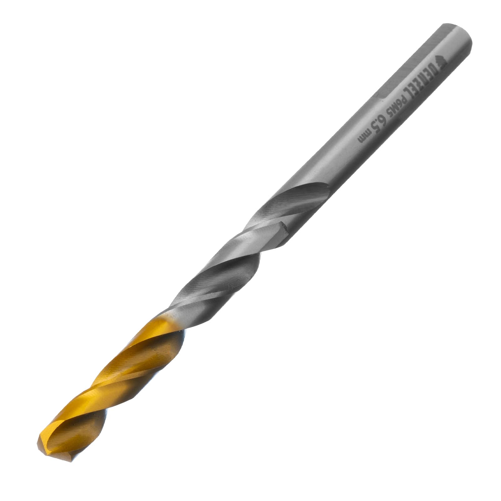 Сверло спиральное по металлу 6,5 x 100мм, Р6М5, Golden Tip