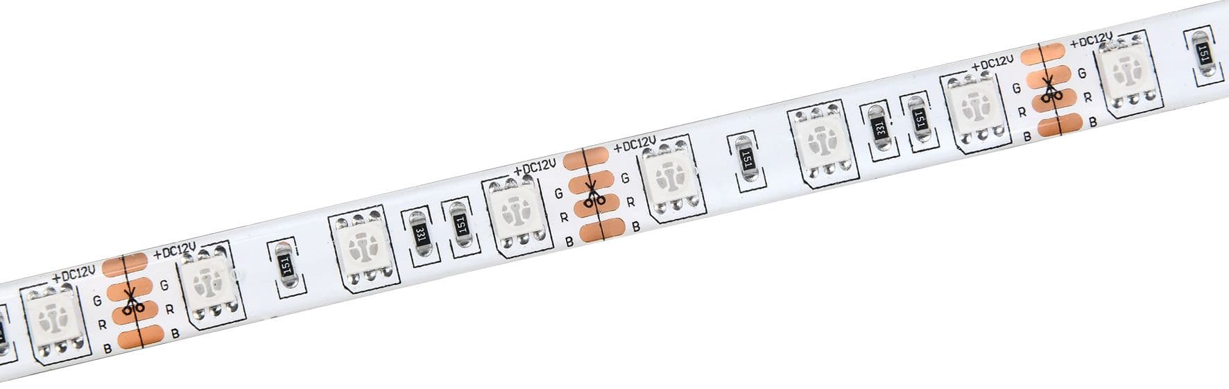 Лента светодиодная 5м LSR-5050RGB60 14,4Вт/м 12В RGB IP65 60LED/м