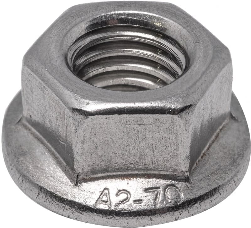 Гайка шестигранная с фланцем DIN 6923 М 6 A2