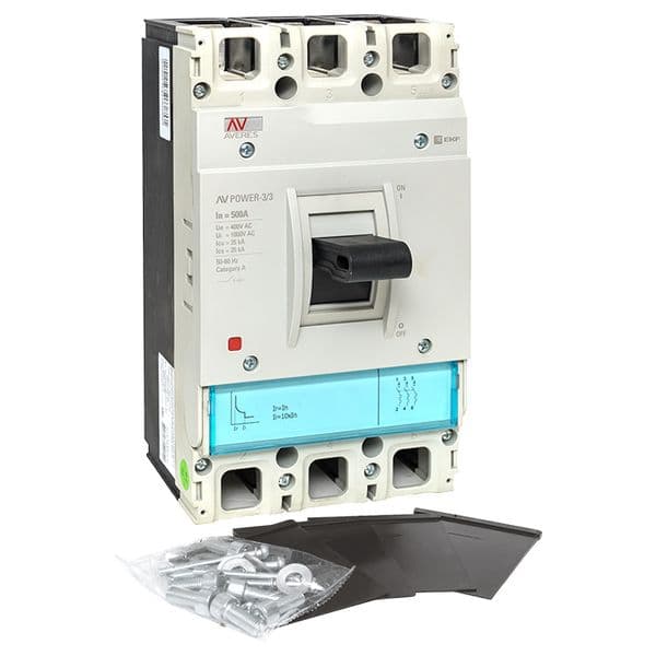 Выключатель автоматический в литом корпусе AV-POWER-3/3 500А 35кА TR EKF