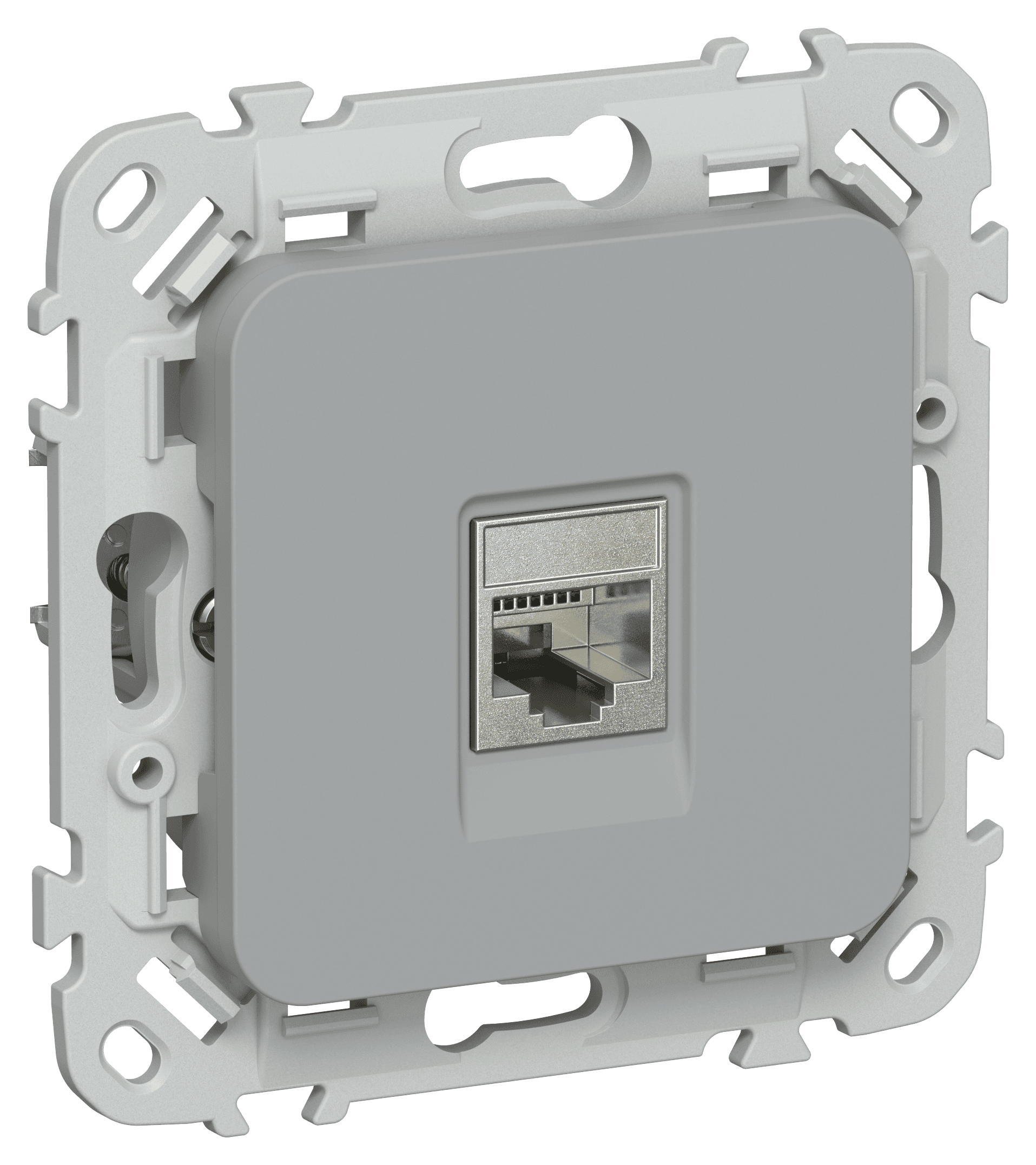 FLITE Розетка компьютерная RJ45 категория 5Е STP РК5е-1-1-ФлС серый IEK