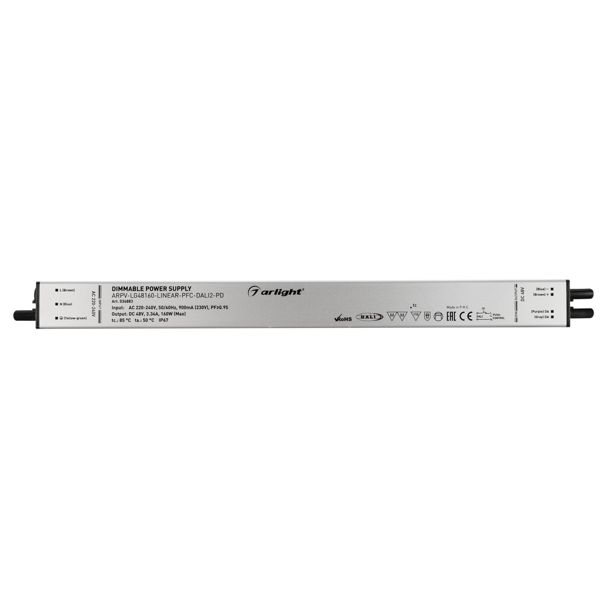 Держатель ARL-MOONLIGHT-1206-CLIP CLEAR ARL, пластик