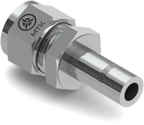 Адаптер Ф4540, 12 мм, диаметр патрубка - 12 мм, AISI 316L