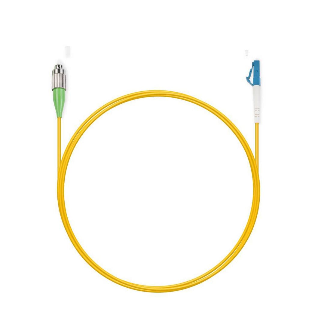 Патч-корд оптический simplex 1м FC/APC-LC/UPC 9/125 sm LSZH