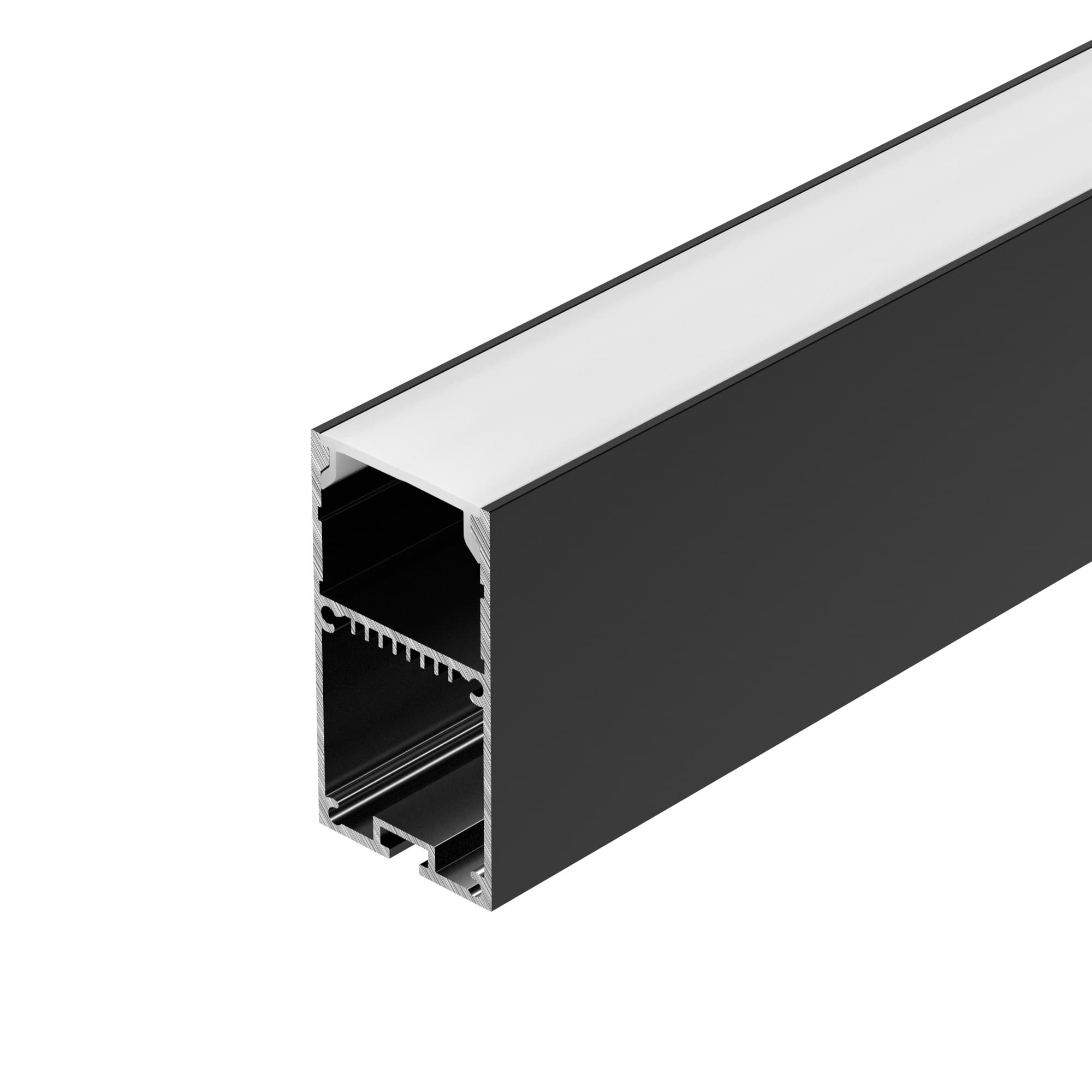 Профиль LINE-S-3667-3000 BLACK (Алюминий)