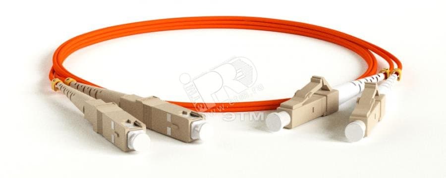 Патч-корд оптический MM 62.5/125 LC-SC duplex LSZH (20м)