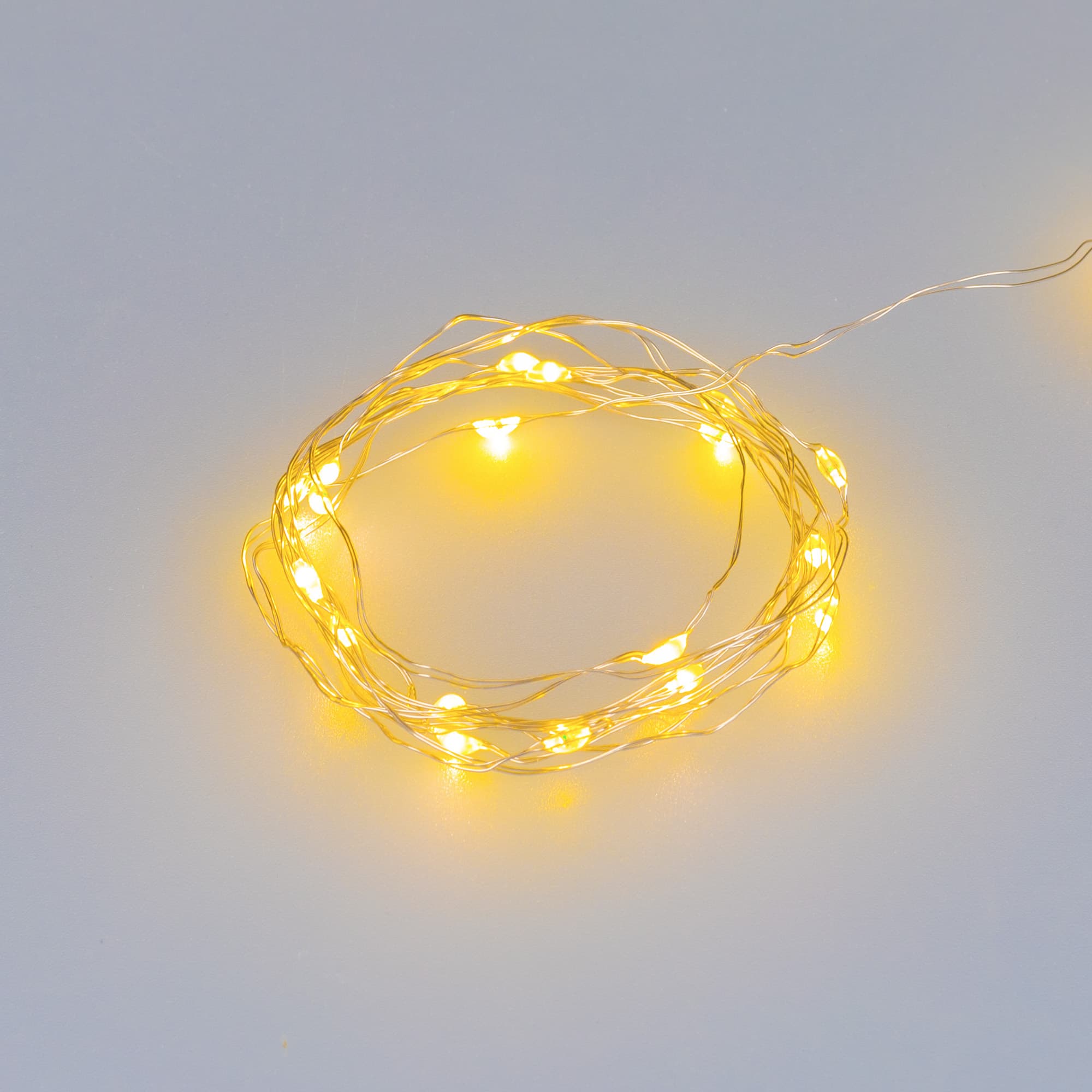 Гирлянда светодиодная ARD-DEW-HOME-2000-CLEAR-20LED-STD Yellow 3V, Battery Pack Ardecoled, IP20