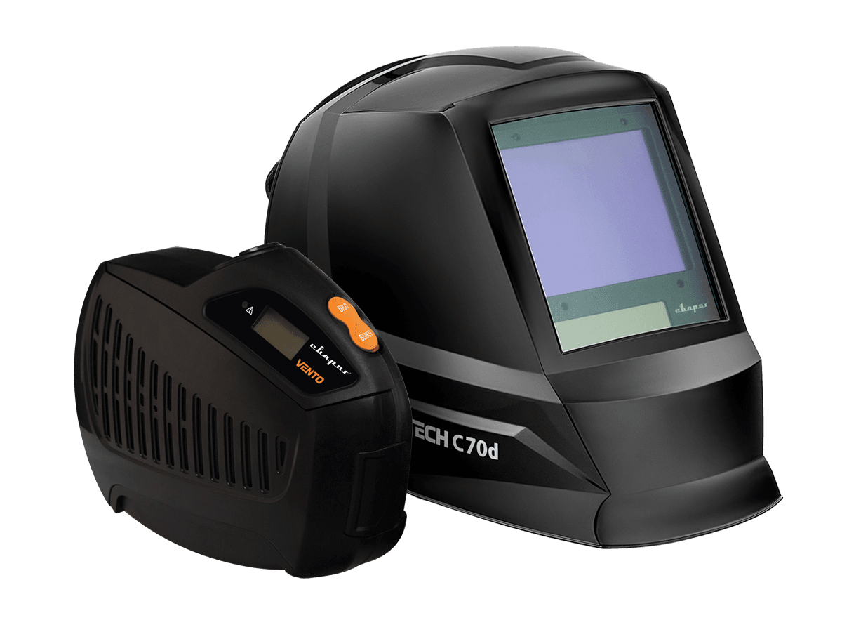 Щиток сварщика TECH C70d и блок Vento