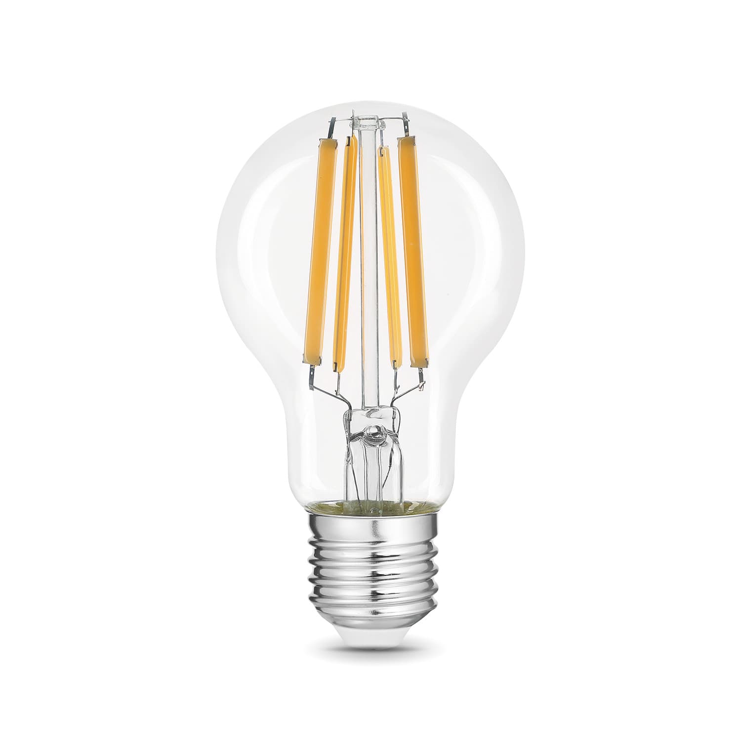 Лампа светодиодная филаментная LED 20 Вт 1850 лм 4100К А60 груша нейтральный E27 AC 220В прозрачная колба Black Filament