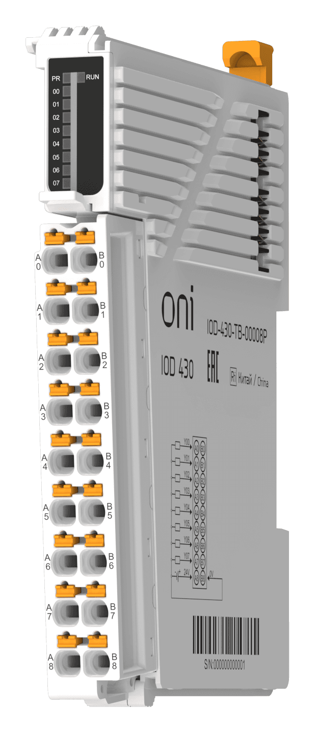 IOD 430 Модуль дискретного вывода 8 сигналов PNP ONI