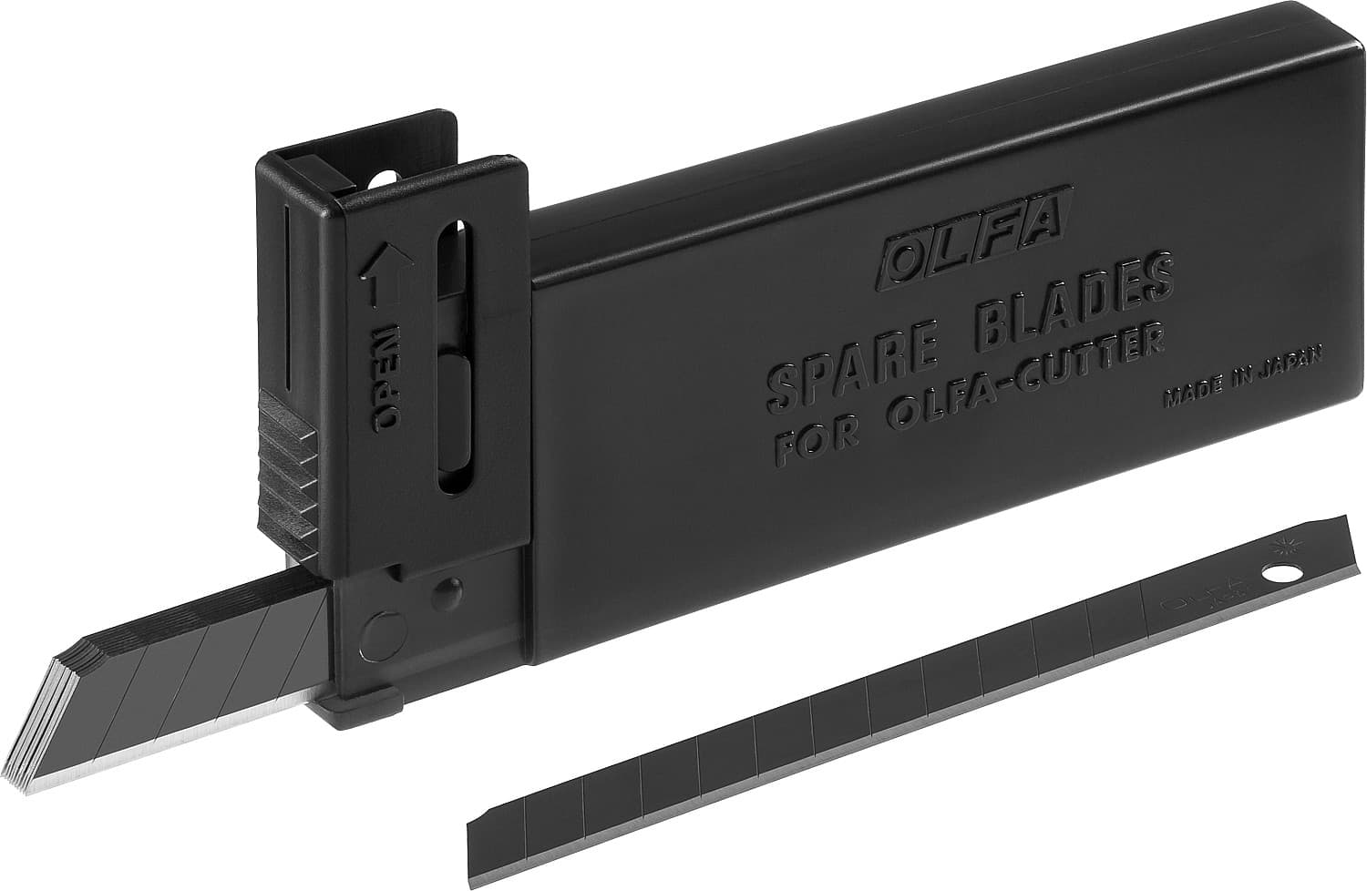 Лезвия для ножа EXCEL BLACK 9х80х0.38 мм 10 шт.