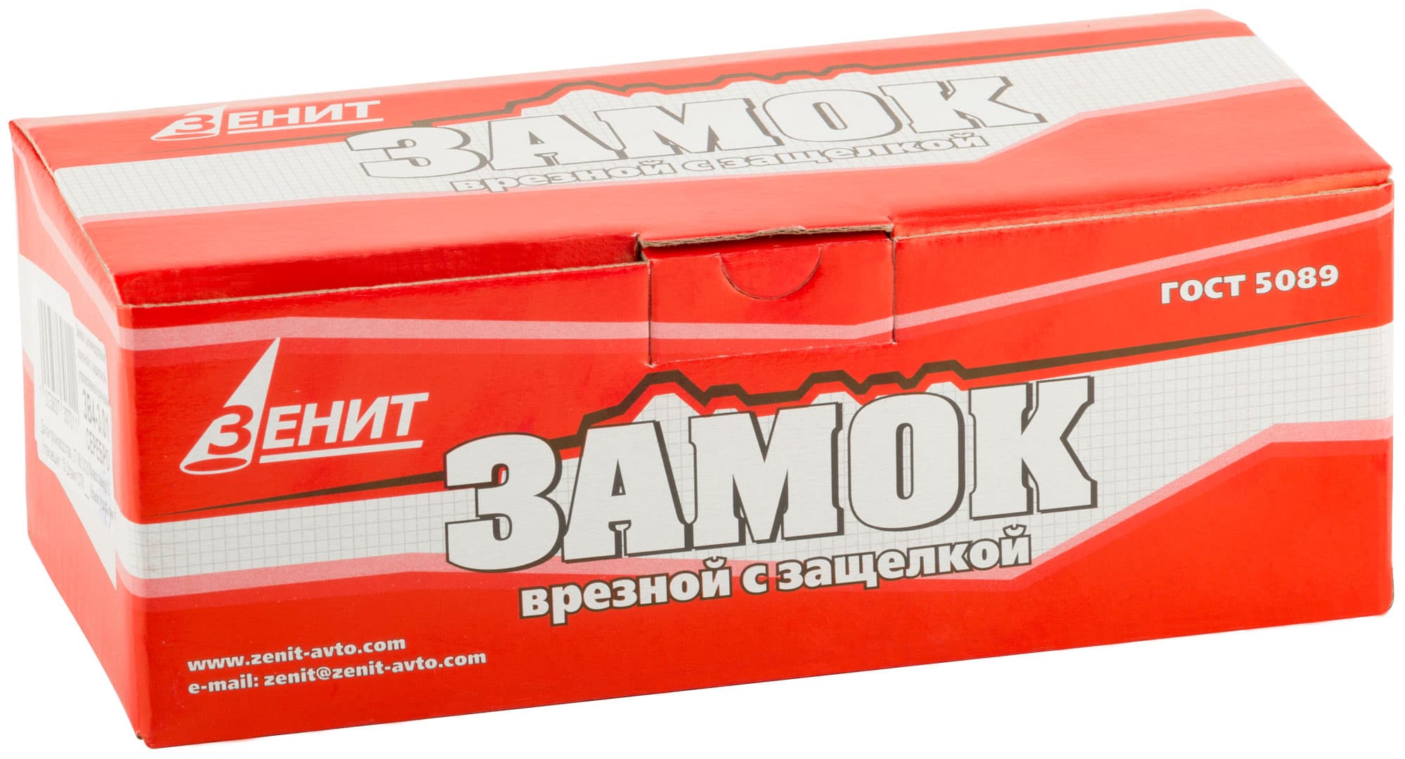Замок врезной Зенит 3В4-3.01 серебро