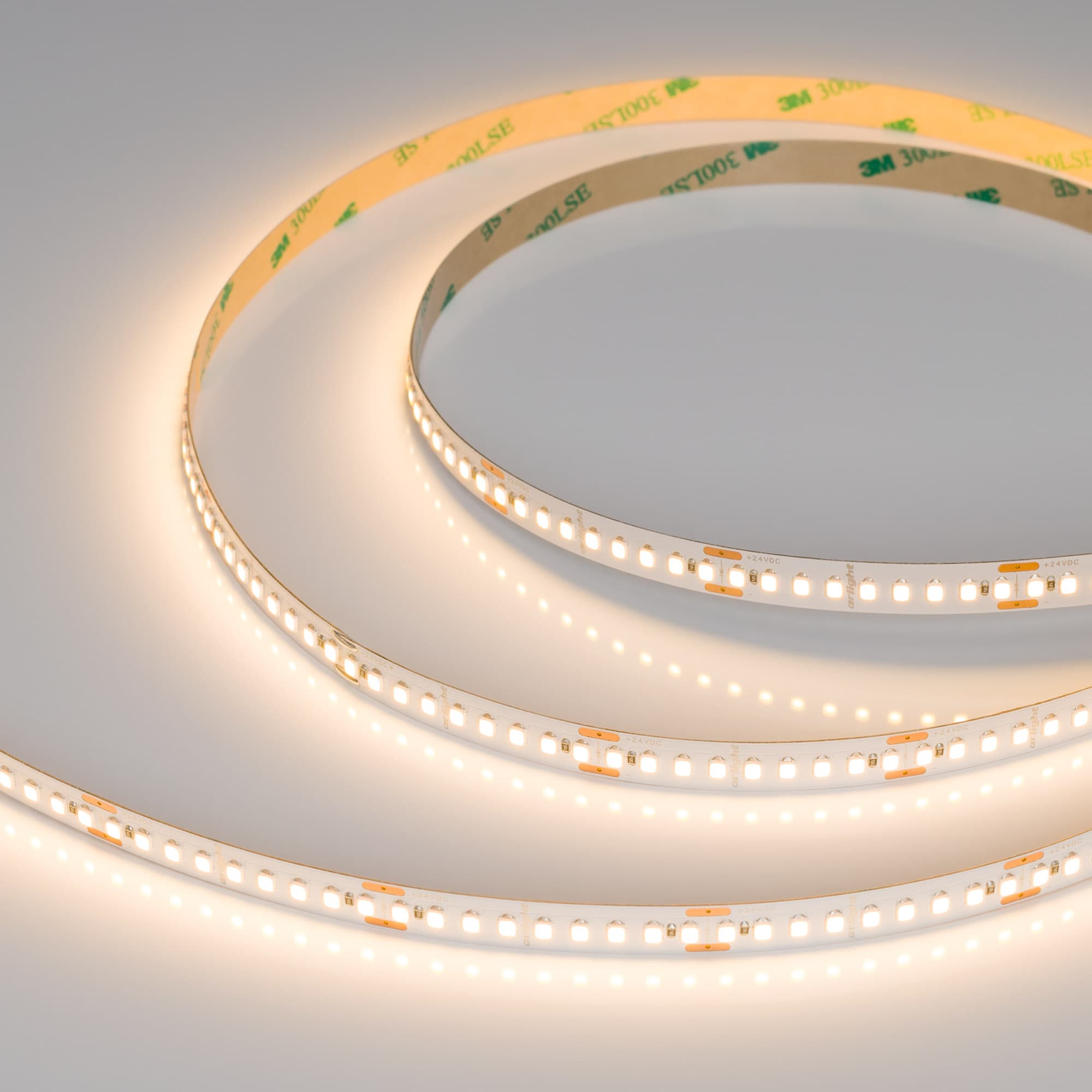 Лента светодиодная 12 Вт/м 24В IP20 2700K 180LED/м UL-A180-10mm SMD 2835 5 м