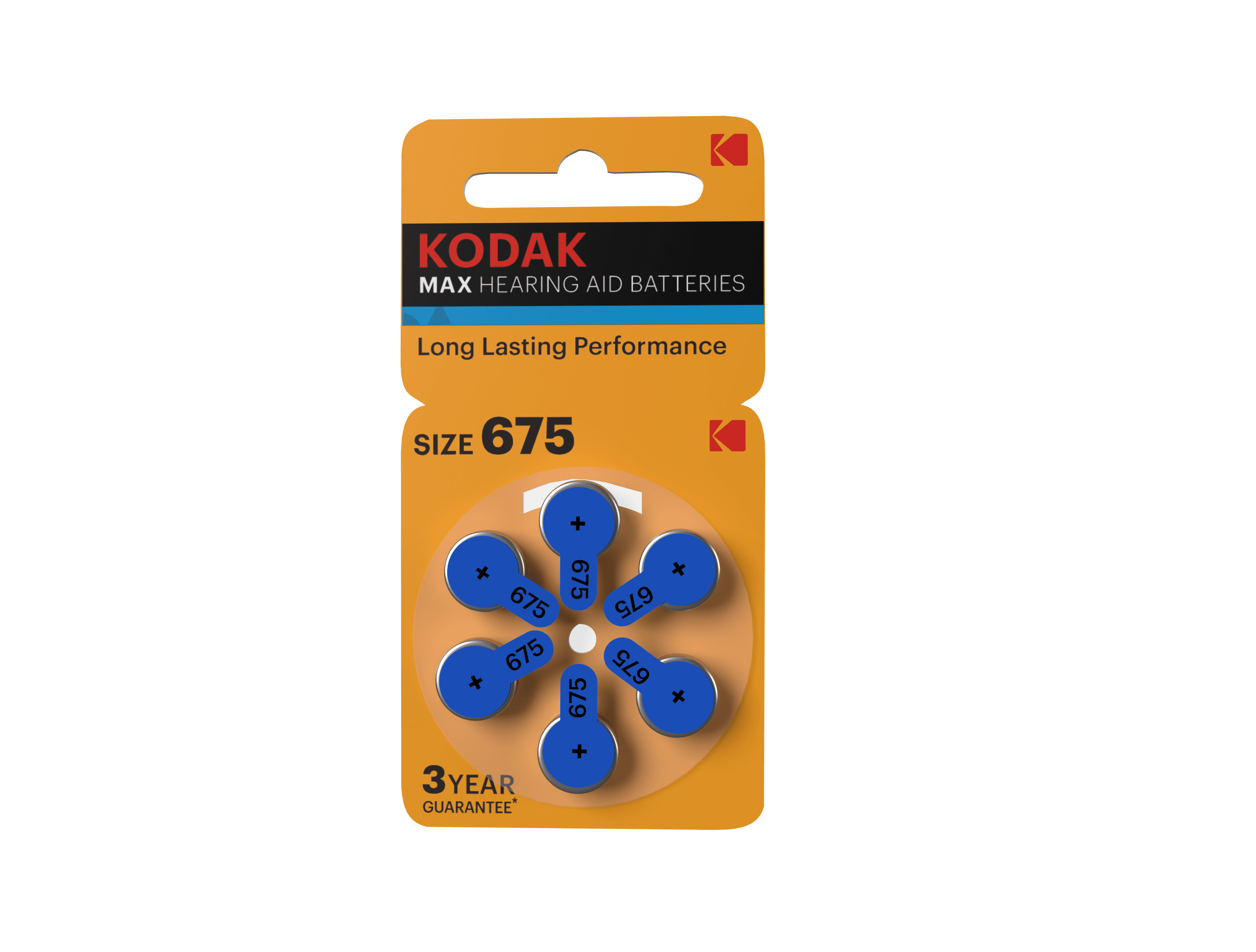 Батарейка ZA675-6BL [KZA675-6] MAX Hearing Aid (360/1800/45000)