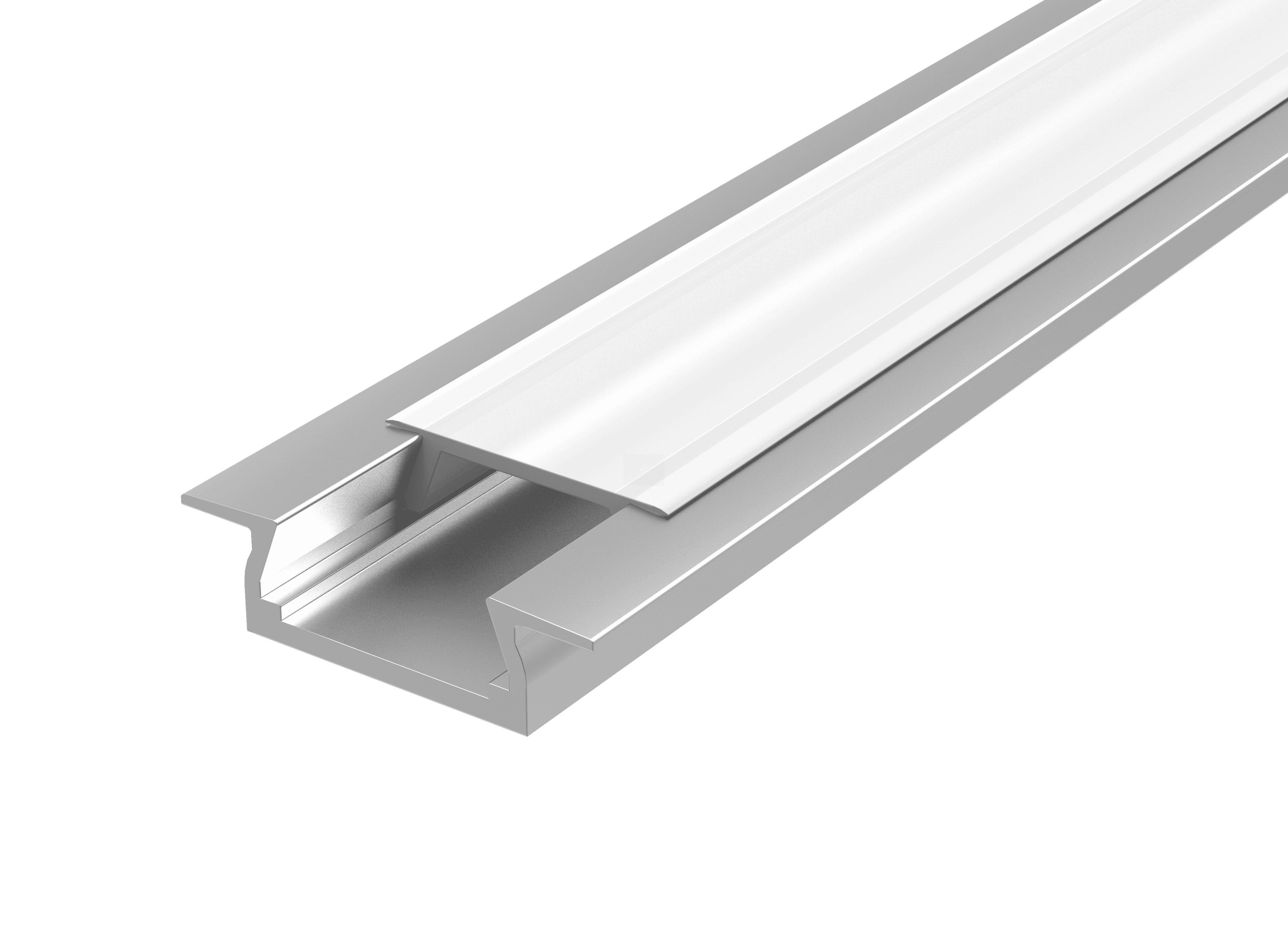Профиль алюминиевый для LED ленты с рас. 2000 мм посадочное место 10мм