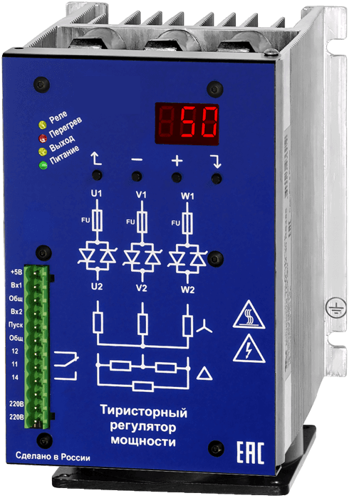 Тиристорный регулятор ТРМ-3МN-45-RS485