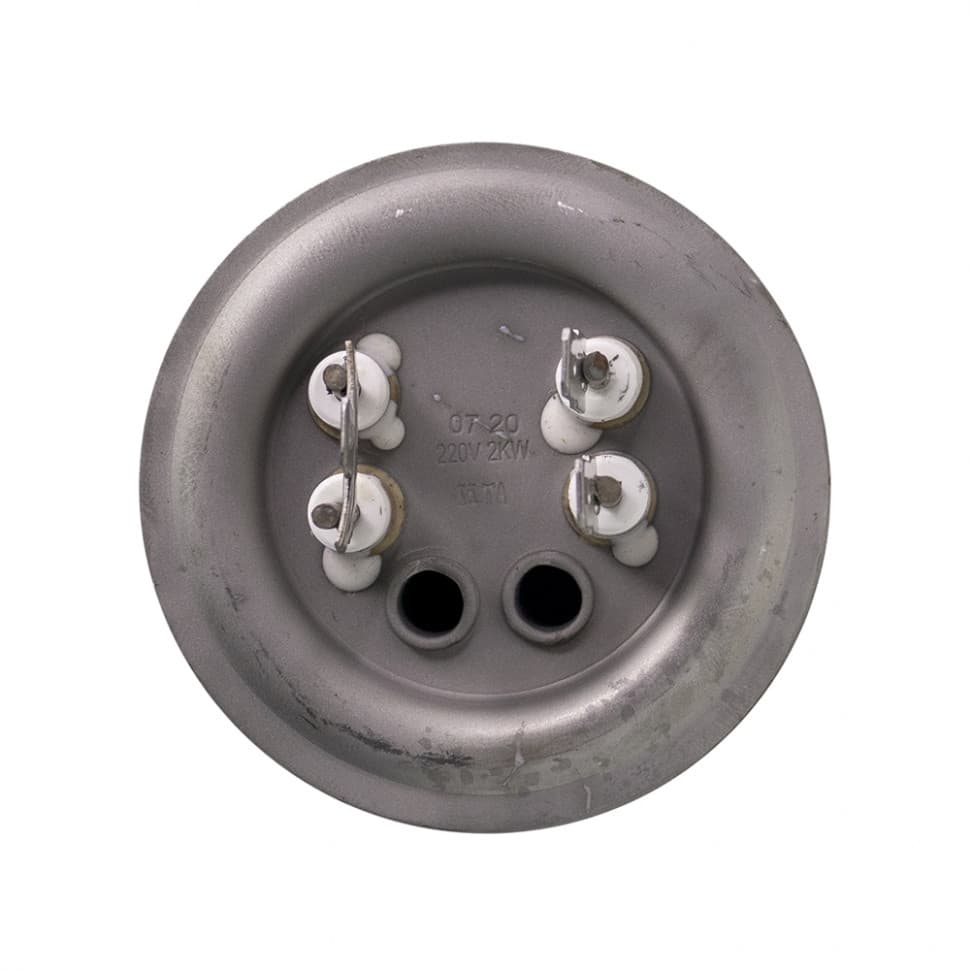 ТЭН RF 2000W(500+1500), медь, D70мм, М6, клеммы под разъем, L390мм, 220V