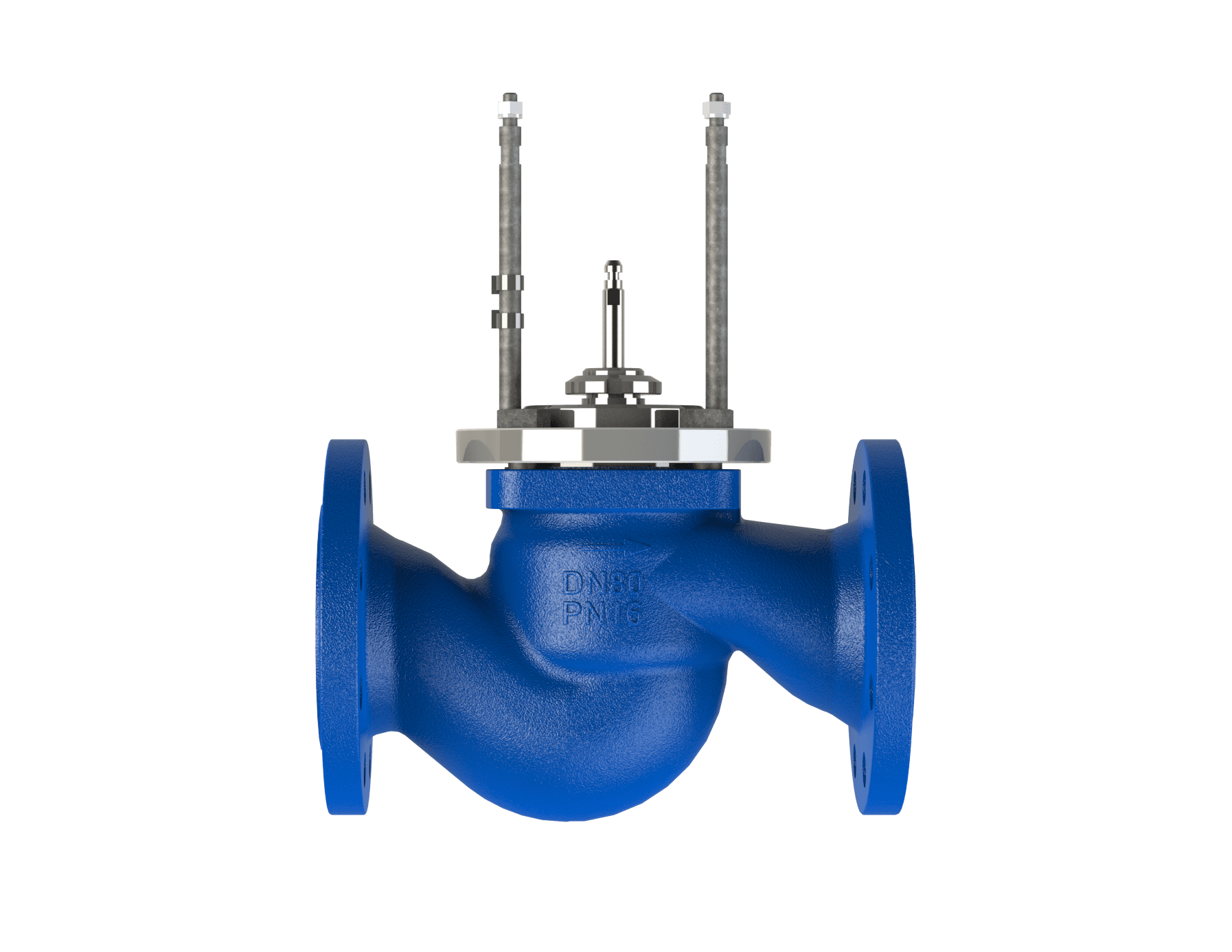 Регулирующий клапан двухходовый TRV фланцевый DN40, Kvs= 16 м3/ч, PN25