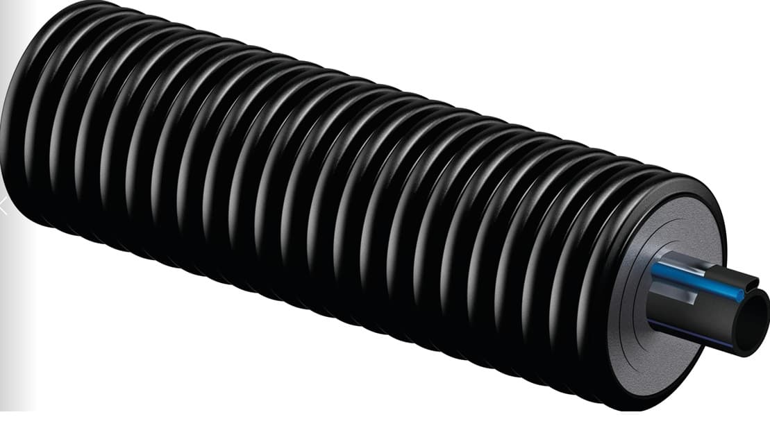 Труба теплоизолированная Ecoflex Supra PLUS 40X3,7/175, РЕ100, PN16, бухта 150