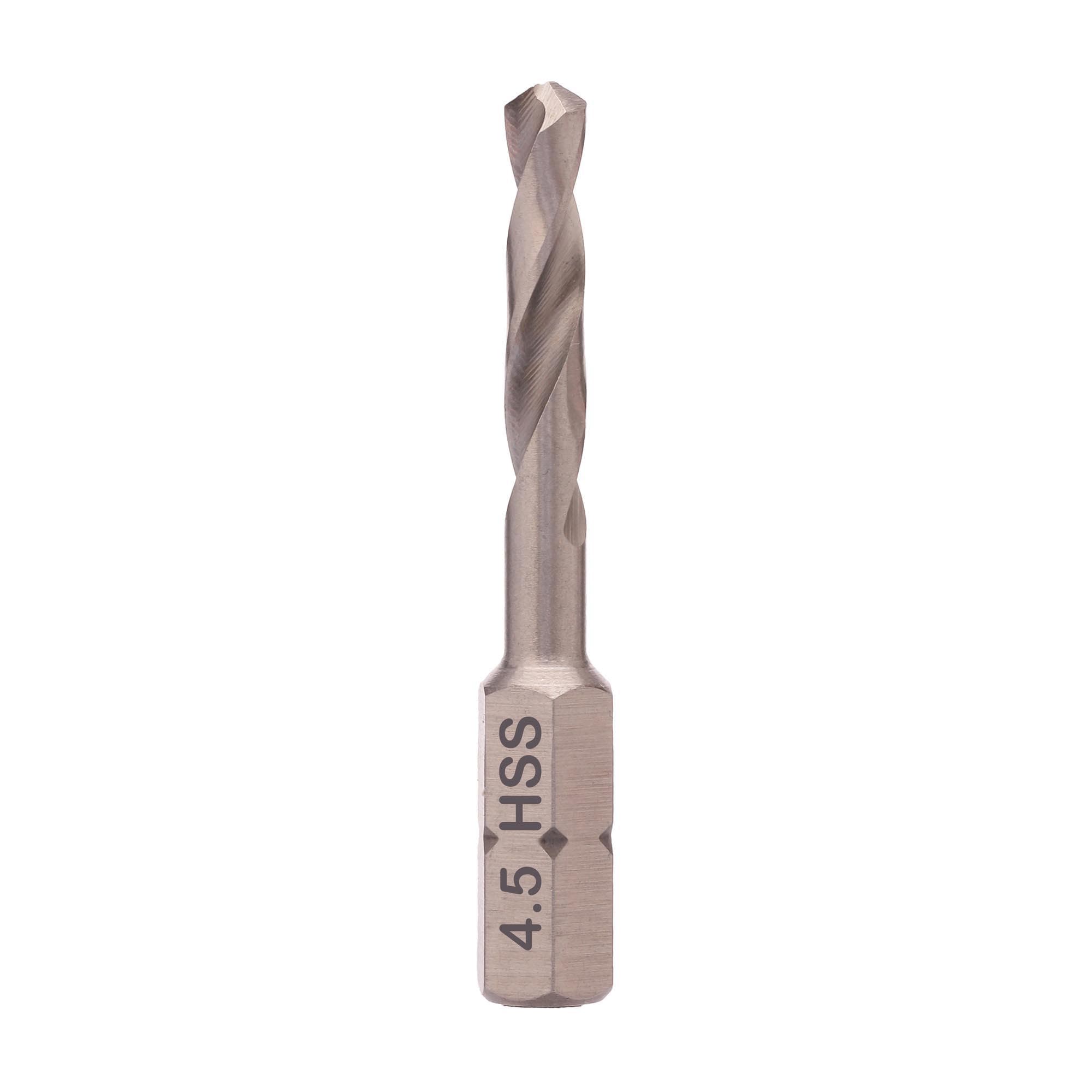 "Сверло по металлу Hex-1/4"" 4,5x46/24мм h8 3xD HSS-G 118°"