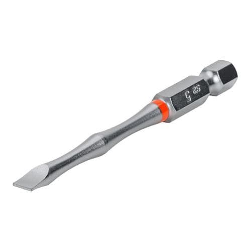 Бита с профилем Slotted (шлиц) SL 0,8X5,0, длина 75 мм, хвостовик E6,3 мм, торсионная (3 шт)
