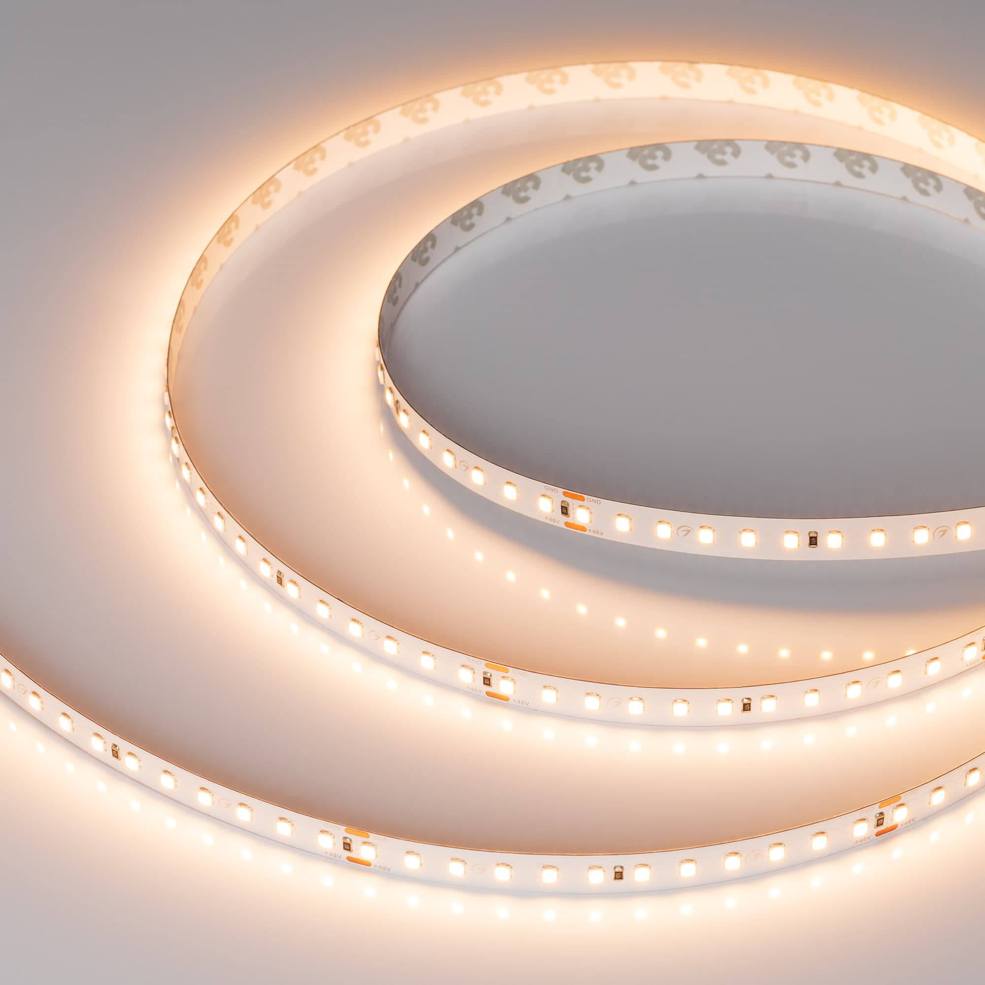 Лента светодиодная 10 Вт/м 48В IP20 2700K 120LED/м UL-A120-10mm SMD 2835 30 м