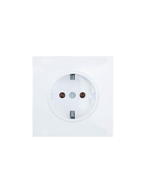 ZIMA Розетка с заземлением, 16 А, механизм, белая Lezard 704-0288-122BQC