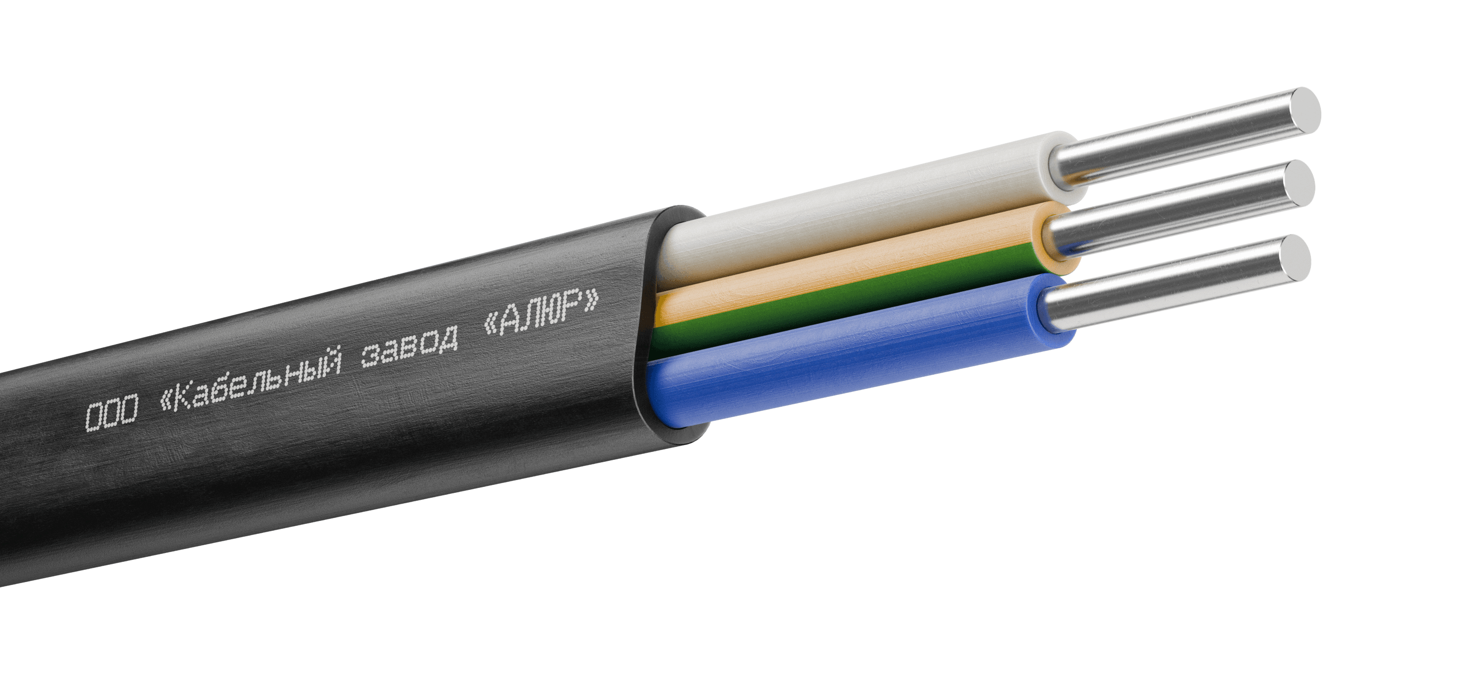 Кабель силовой АВВГ-Пнг(А)-LS 3х4.0-0.660 (N.PE) однопроволочный круглый
