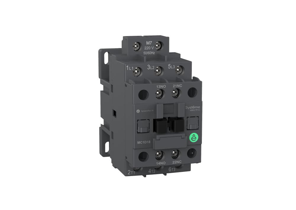 КОНТАКТОР MC1D 3P 18A НО+НЗ 220VDC