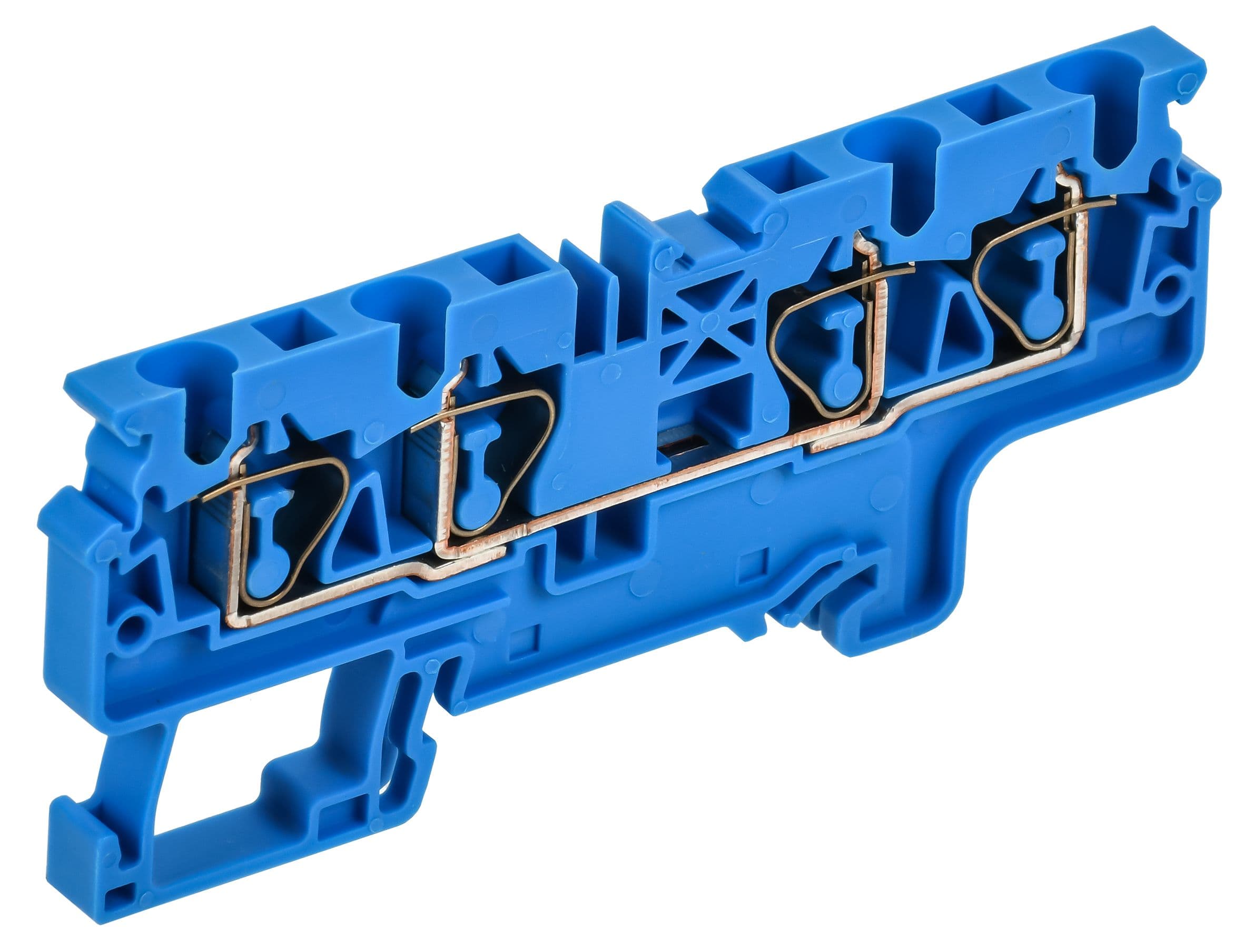 ARMAFIX Клемма пружинная CX4-4 BU 4мм2 четырехконтактная синяя IEK