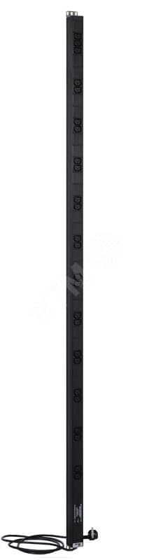 Блок розеток вертикальный Rem-16 фильтр защиты индикатор 25 IEC 60320 C13 42-48U шнур 3 м