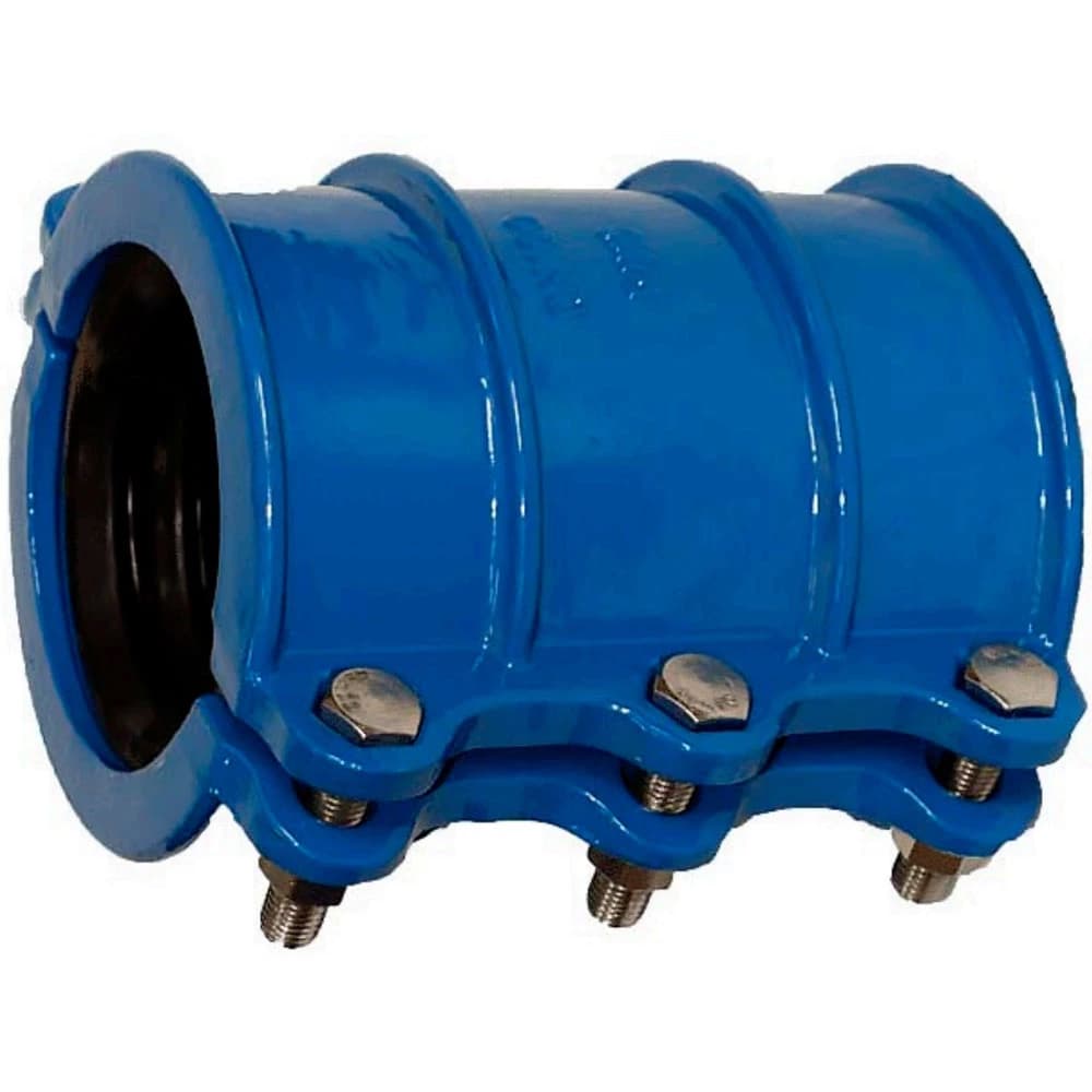 Муфта ремонтная хомутного типа GGG50-EPDM-2 Ду100 (Дн107-119) Ру16 двухсоставная, корпус чугун GGG50, уплотнение EPDM