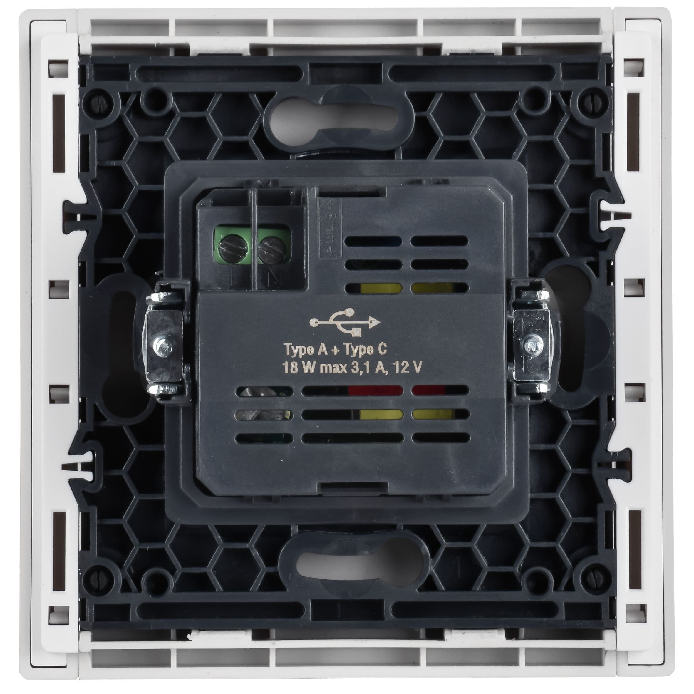 FORTE&PIANO Розетка USB A+C 18Вт FP251 белый