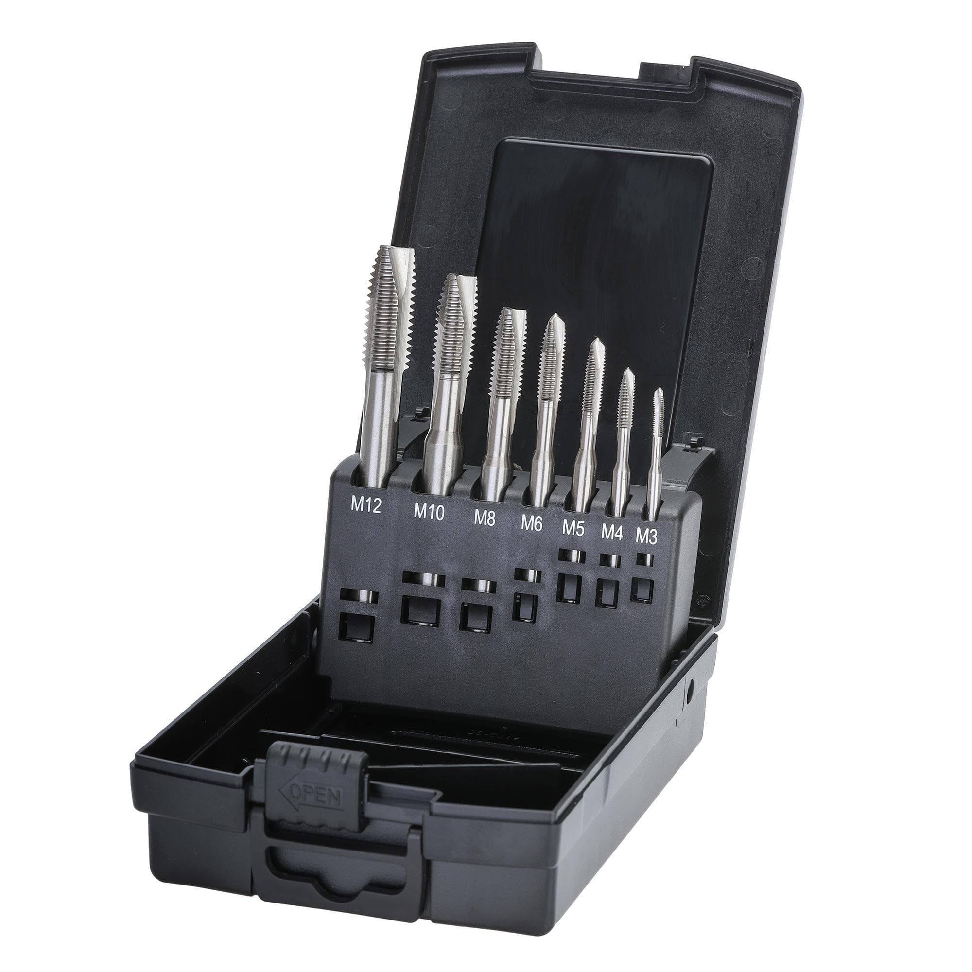 Набор метчиков машинных M3-M12 HSSE DIN371/376 7пр