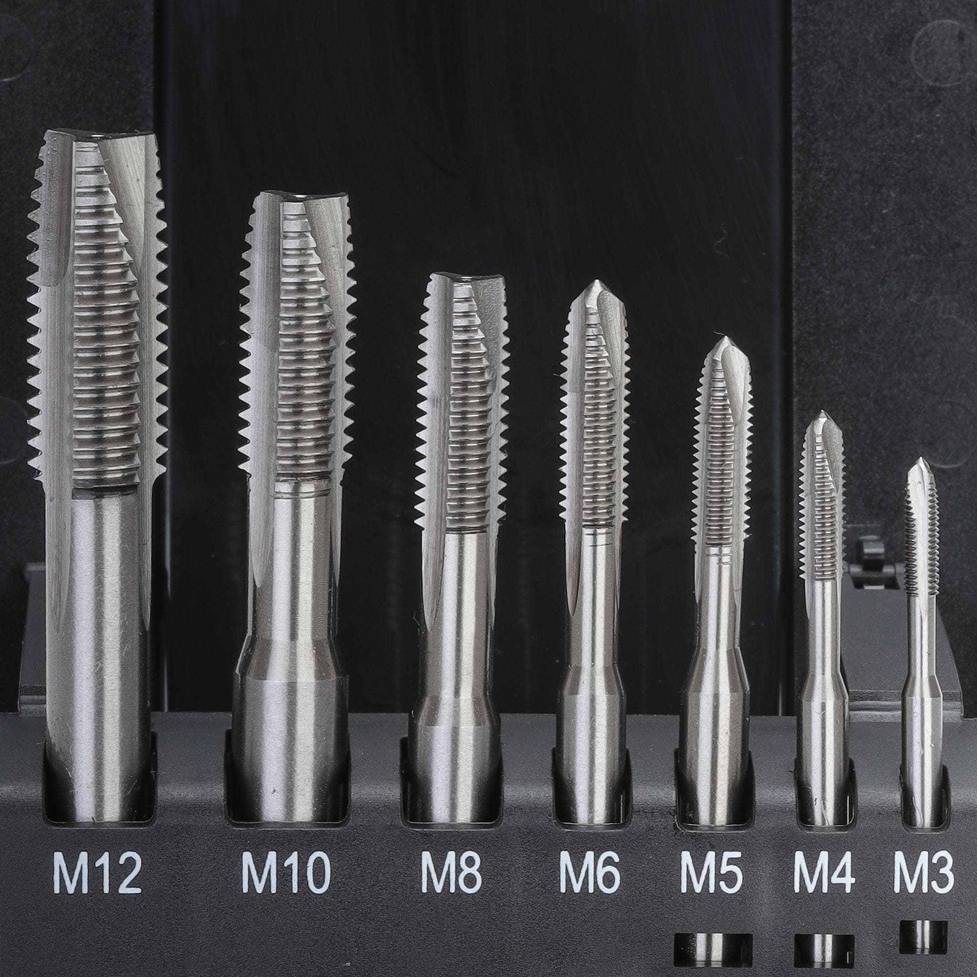Набор метчиков машинных M3-M12 HSSE DIN371/376 7пр
